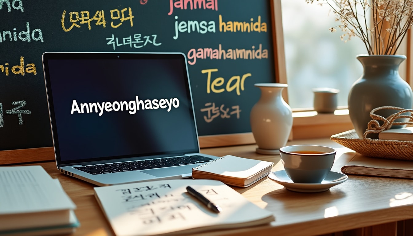 Comment former une phrase simple en coréen