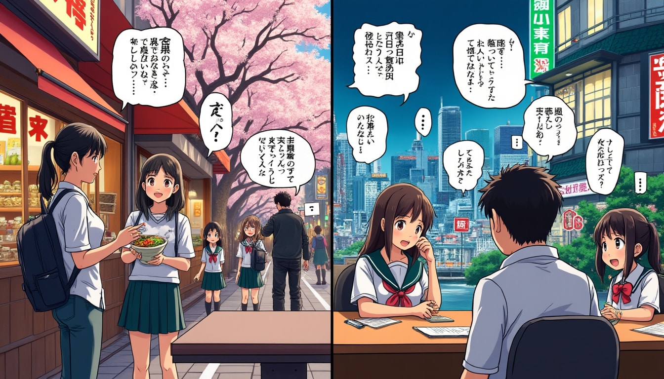Le japonais parlé au Japon vs dans les médias