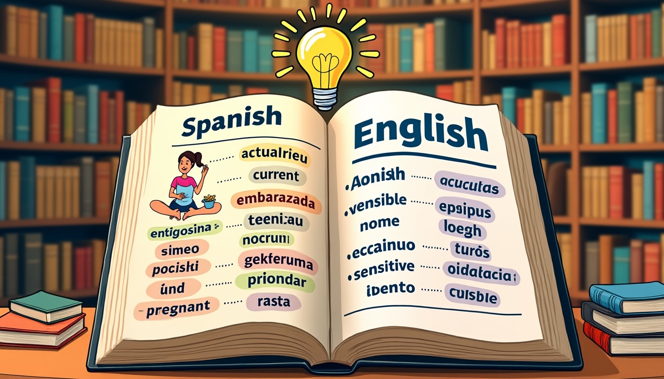 Les mots espagnols proches de l’anglais : pièges à éviter
